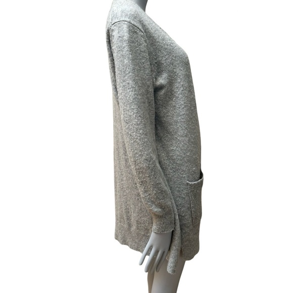 MARINE LAYER Open Front Cashmere Blend Gray Long Cardigan Size Large - Picture 5 of 14